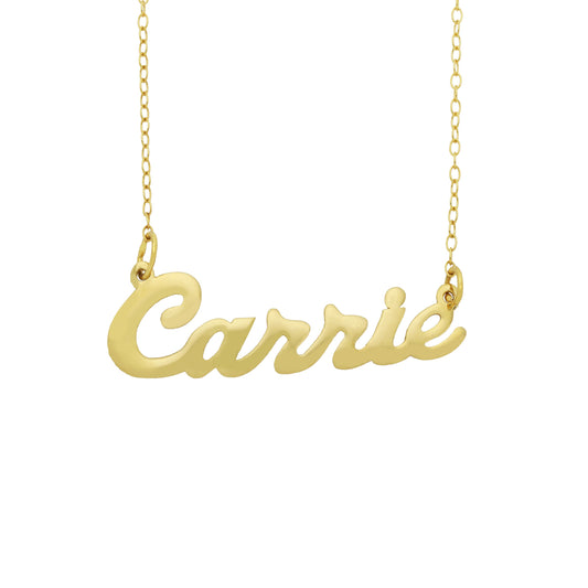 Name Necklace - "Carrie" Name Necklace