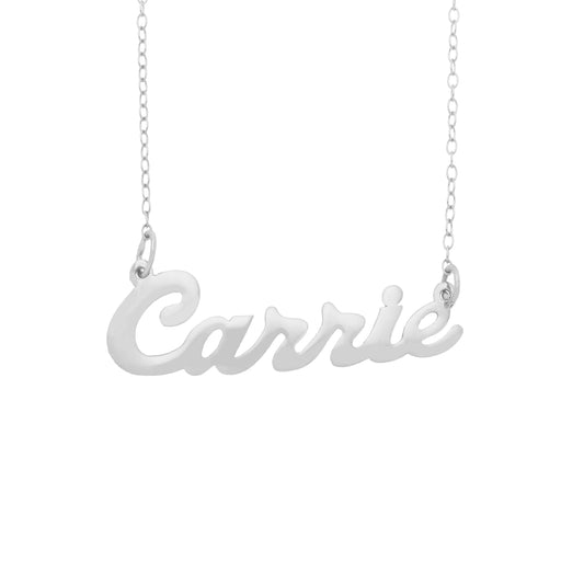 Name Necklace - "Carrie" Name Necklace